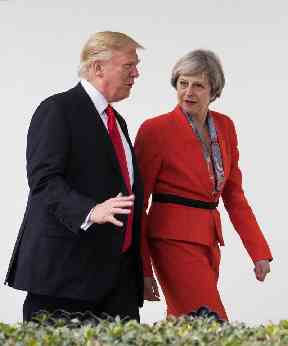 A meeting between Mr Trump and his ‘friend’ Boris Johnson would embarrass Theresa May, days after he quit as foreign secretary over her Brexit plans
