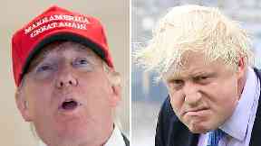 US ambassador Woody Johnson said Donald Trump ‘makes his own schedule’ and he would arrange a meeting with Boris Johnson if the president asked.