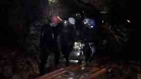 The international rescue team included seven British divers.
