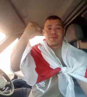 Proud football fan Jamie Richardson