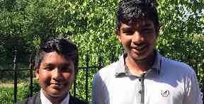 Brothers: Areeb and Somer face being returned to Pakistan.
