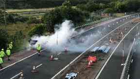 Fire: On M90.