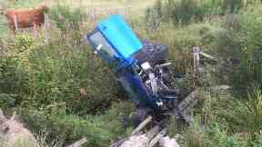 Injured: Three people were taken to hospital.