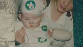 Taylor was just five months old when she contracted the infection.