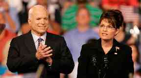 End: John McCain's presidential running mate Sarah Palin is not expected to take part in the ceremony.