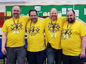 Dave is launching the convention alongside event organisers Duncan, John and Simon.