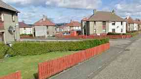 Scene: Glebe Road, Whitburn.