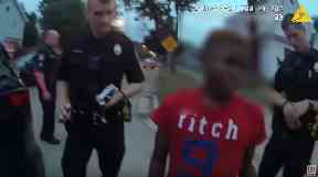 A police body camera captured the August 26 encounter.