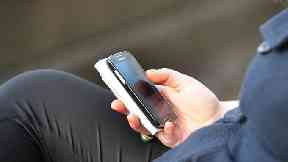 Mobile phone use.