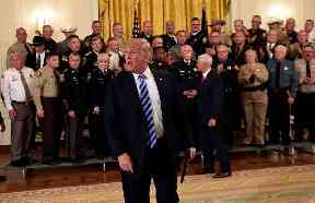 President Donald Trump lashed out at the New York Times for publishing the op-ed