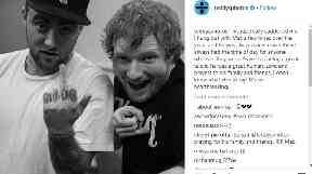 'It's so heartbreaking': Ed Sheeran pays tribute to Mac Miller.