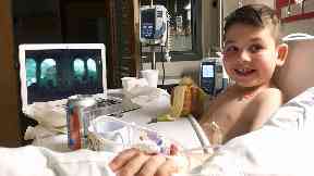 Without being on dialysis, Milo can eat a normal diet.