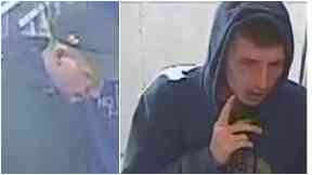 Assault: Police want to trace these men.