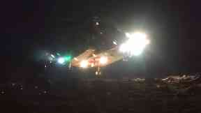 Search: Coastguard helicopter called.