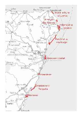 The floodline service now includes almost the whole of the east coast of Scotland.