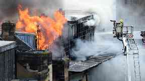 Fire: Building was destroyed in blaze.