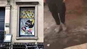 Nightclub: Clubbers were escorted out.