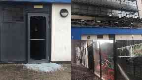 Badabing: Restaurant gutted by fire.