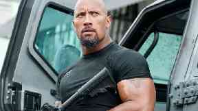Hobbs: The Rock ready for action.