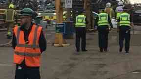 Police: Two people were treated at the scene.