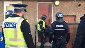 Raids: Drugs crackdown in Dundee.