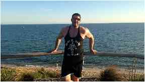 Backpacker: Euan was left injured.