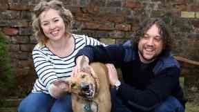 Rescue dog: Fiona MacFarlane got Charlie six years ago.