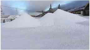 All-season: The Lecht will be able to top up the slopes.