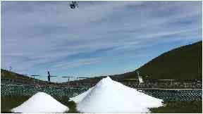 All-weather: Snow sessions could now take place in the summer.