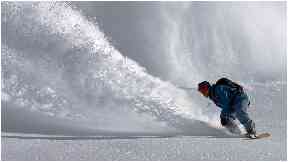 Powder: Skiers and boarders will be able to hit the slopes early.
