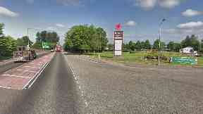 Dobbies: Woman cut free from vehicle.