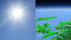 Warm: Temperatures are to break records.