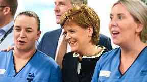 Nicola Sturgeon says the UK Government could 'sell off' the NHS.