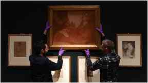 Rossetti: The drawing has not been exhibited in 150 years.