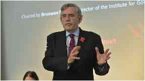 Funding: The former prime minister wants a review of NHS funding in Scotland