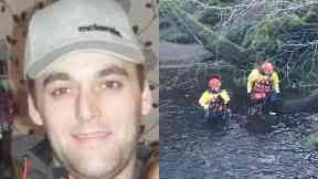 Lee Brown: Officers were searching a river.