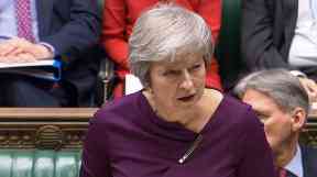Theresa May: Suffered a humiliating defeat.