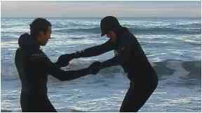 Surfing: Anne-Marie used to be scared of the water.