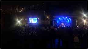 Sleep in the park: Amy Macdonald performed.