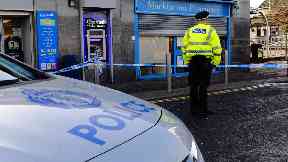 Edinburgh: Street cordoned off by police.