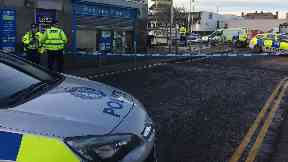 Mackinnon Pharmacy: Man stabbed in chest.