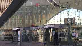 The new-look Dundee station.