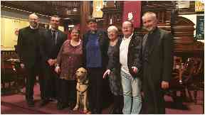 Rev Mary Whittaker at her induction service.