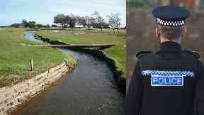 Angus: The Barry Burn in Carnoustie.