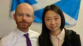 Battle: Martin Docherty-Hughes MP supported Chennan Fei in her fight to stay in Scotland.