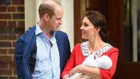 Baby: William and Kate welcomed Louis.