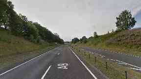 A9: The accident happened near Luncarty.