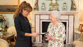 Nicola Benedetti during a previous meeting with the Queen.