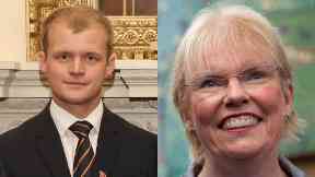Recognised: Connor Roe and Elaine Wyllie