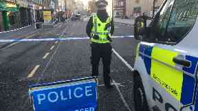 Nethergate: Street cordoned off by police.